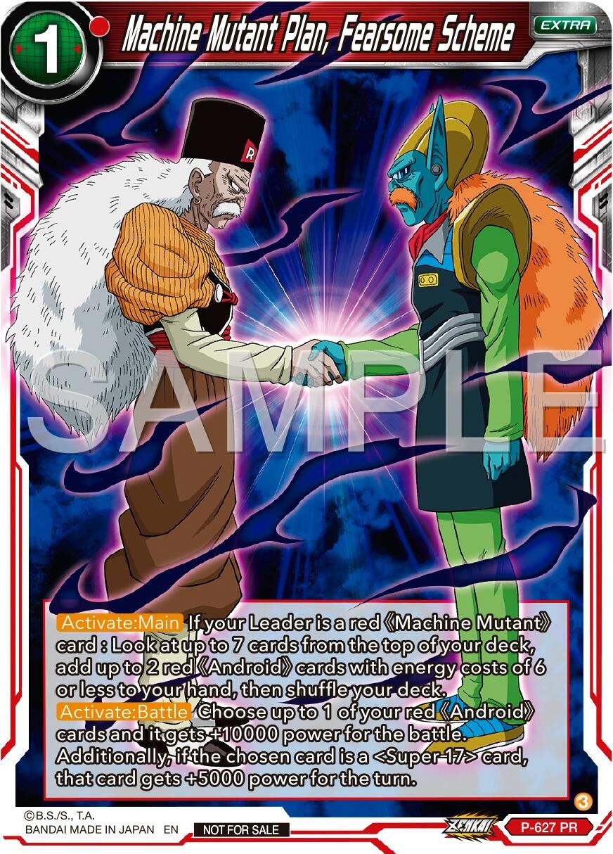 Machine Mutant Plan, Fearsome Scheme (Zenkai Series Tournament Pack Vol.9) (P-627) [Promotion Cards] | Enigma On Main