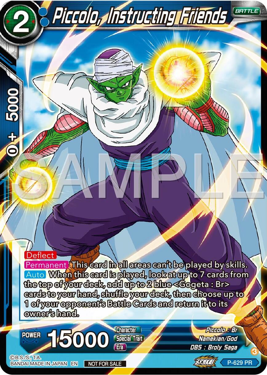 Piccolo, Instructing Friends (Zenkai Series Tournament Pack Vol.9) (P-629) [Promotion Cards] | Enigma On Main