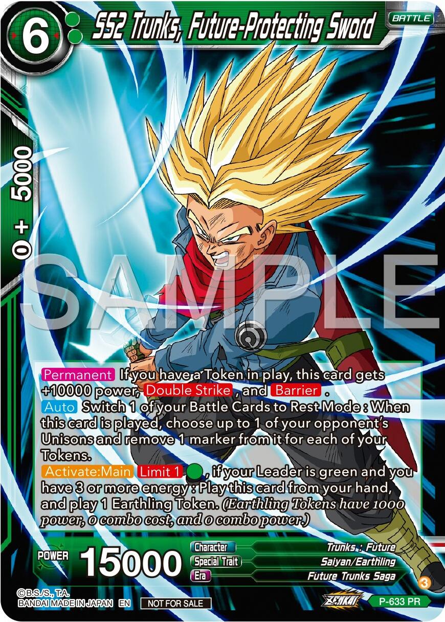 SS2 Trunks, Future-Protecting Sword (Zenkai Series Tournament Pack Vol.9) (P-633) [Promotion Cards] | Enigma On Main