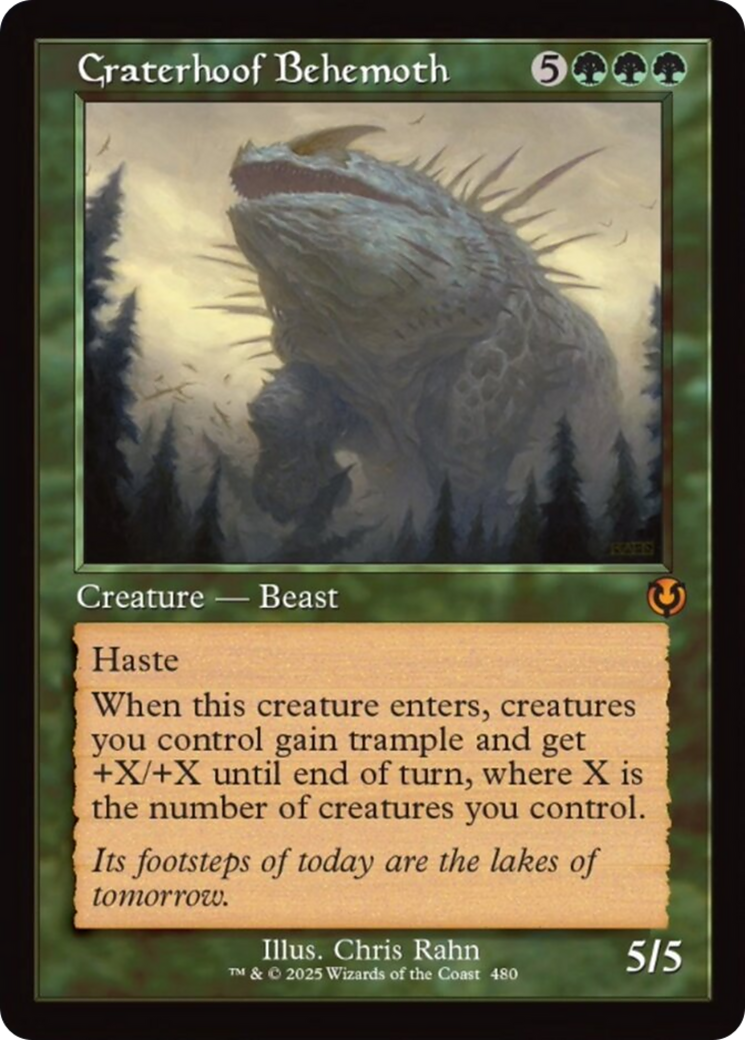 Craterhoof Behemoth (Retro Frame) [Innistrad Remastered] | Enigma On Main