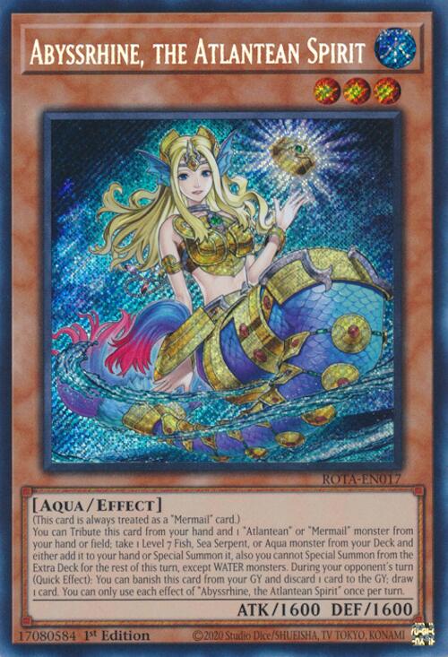 Abyssrhine, the Atlantean Spirit [ROTA-EN017] Secret Rare | Enigma On Main