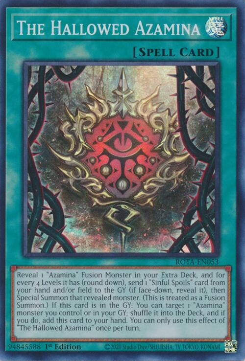 The Hallowed Azamina [ROTA-EN053] Super Rare | Enigma On Main