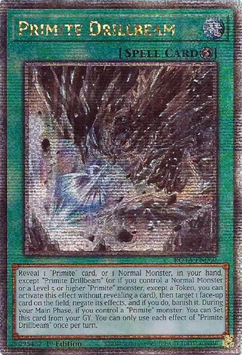 Primite Drillbeam (Quarter Century Secret Rare) [ROTA-EN060] Quarter Century Secret Rare | Enigma On Main