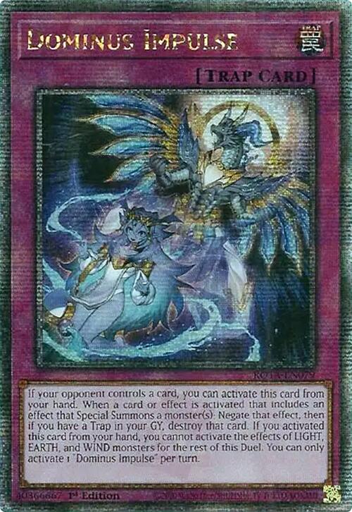 Dominus Impulse (Quarter Century Secret Rare) [ROTA-EN079] Quarter Century Secret Rare | Enigma On Main