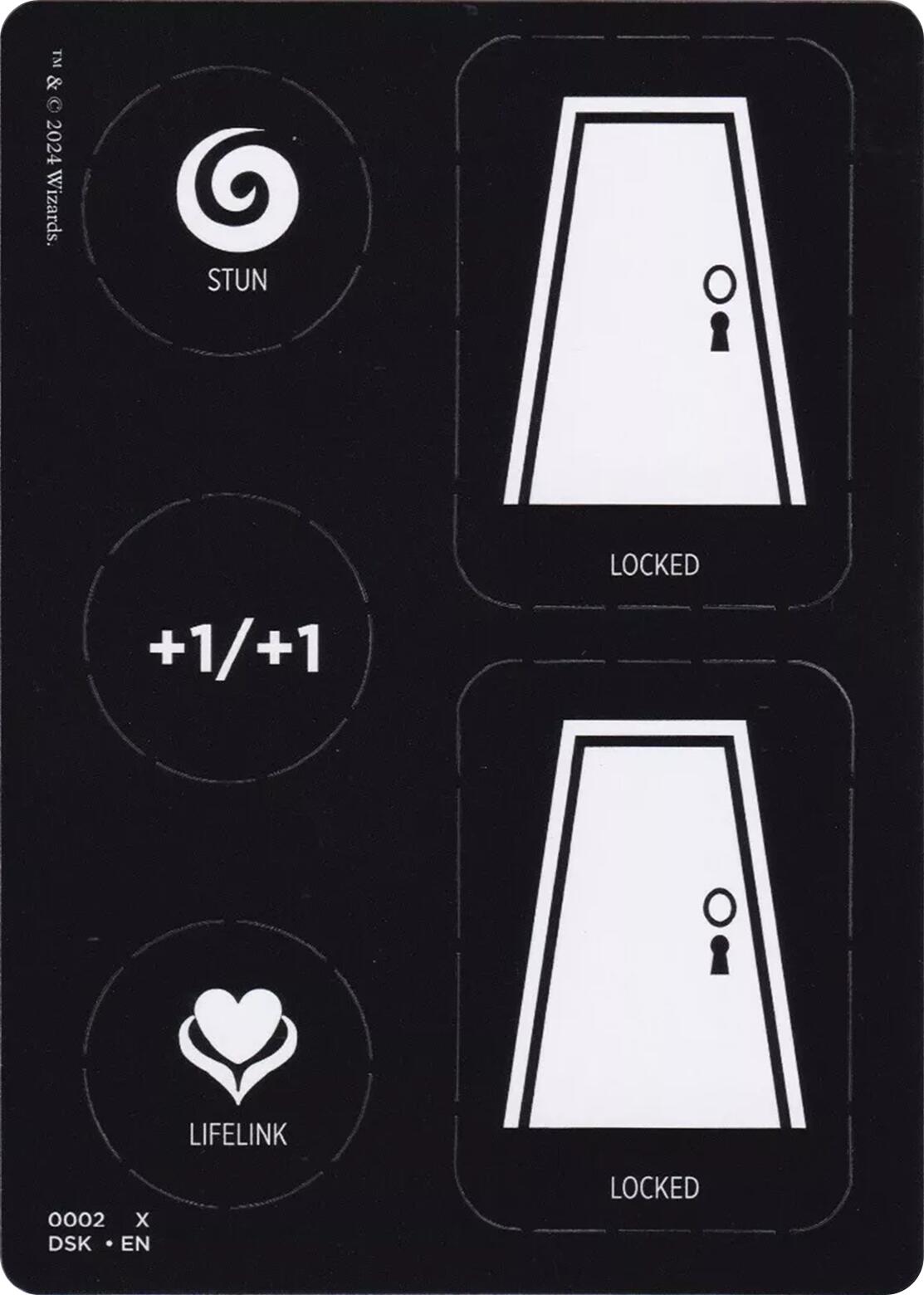 Punch Card Token (1 // 2) [Duskmourn: House of Horror Tokens] | Enigma On Main