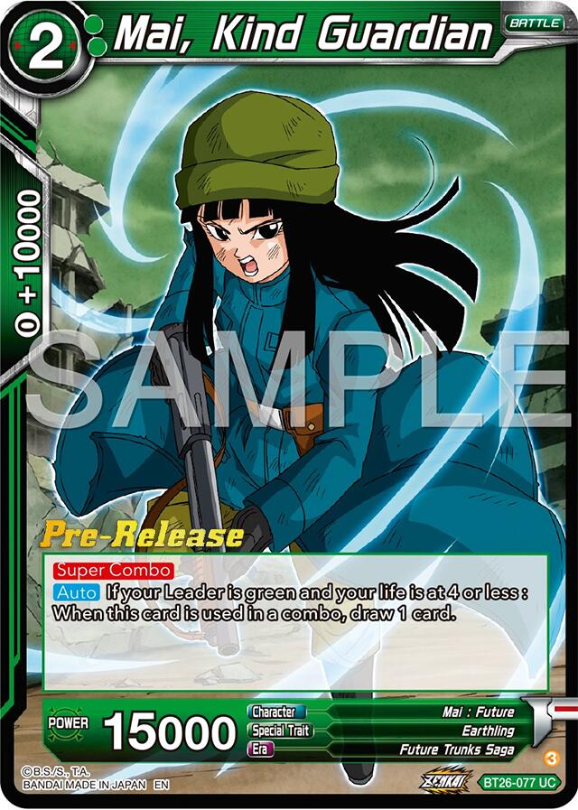 Mai, Kind Guardian (BT26-077) [Ultimate Advent Prerelease Promos] | Enigma On Main