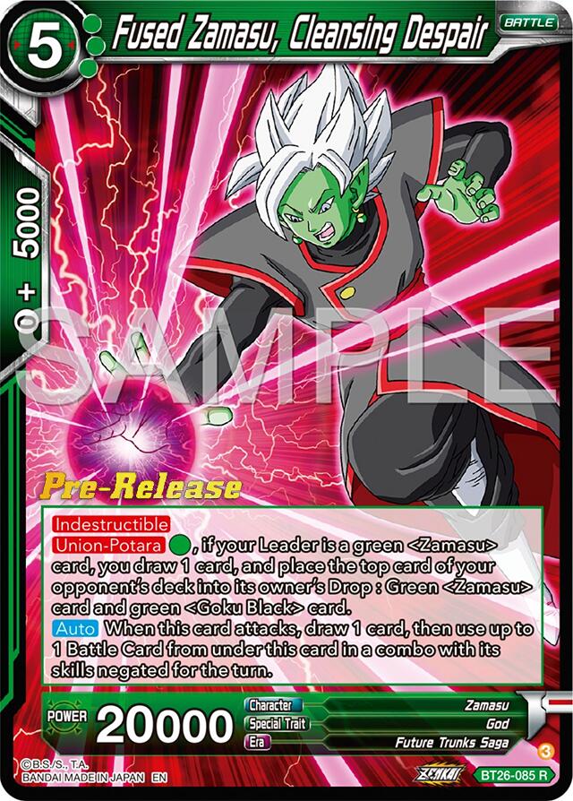 Fused Zamasu, Cleansing Despair (BT26-085) [Ultimate Advent Prerelease Promos] | Enigma On Main