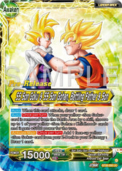 SS Son Goku // SS Son Goku & SS Son Gohan, Battling Father & Son (BT26-090) [Ultimate Advent Prerelease Promos] | Enigma On Main