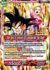 Son Goku // Son Goku & Android 18, Unexpected Tag Team (BT26-001) [Ultimate Advent Prerelease Promos] | Enigma On Main