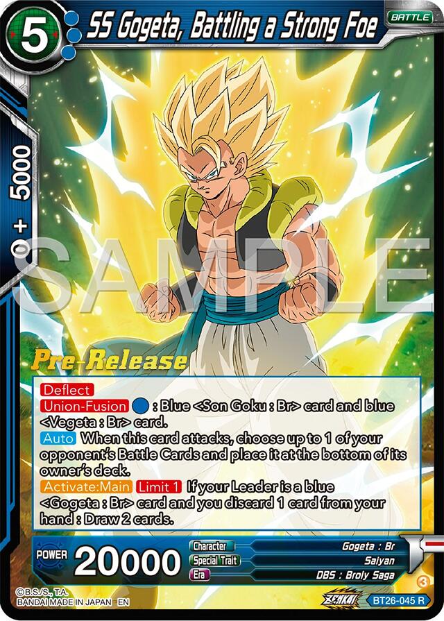 SS Gogeta, Battling a Strong Foe (BT26-045) [Ultimate Advent Prerelease Promos] | Enigma On Main