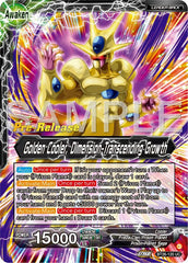 Cool // Golden Cooler, Dimension-Transcending Growth (BT26-120) [Ultimate Advent Prerelease Promos] | Enigma On Main