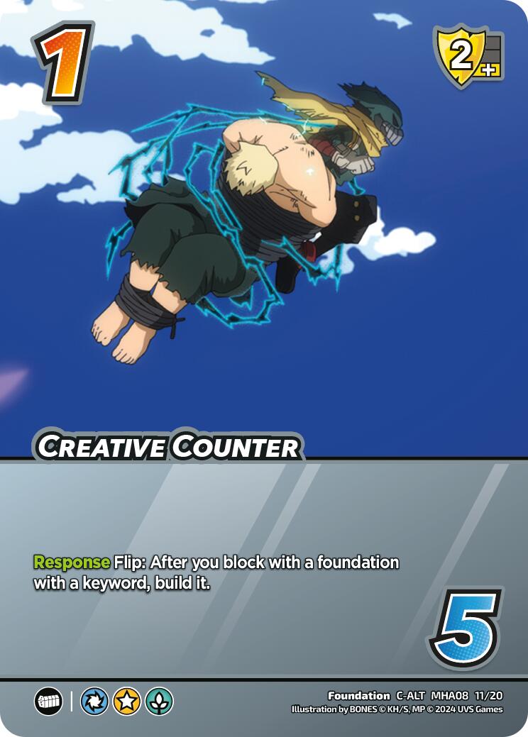 Creative Counter (Alternate Art) [Challenger Series: My Hero Academia - Dark Hero Arc] | Enigma On Main