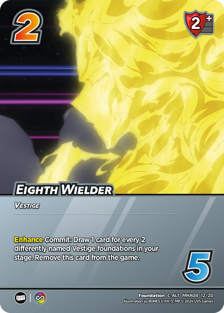 Eighth Wielder (Alternate Art) [Challenger Series: My Hero Academia - Dark Hero Arc] | Enigma On Main