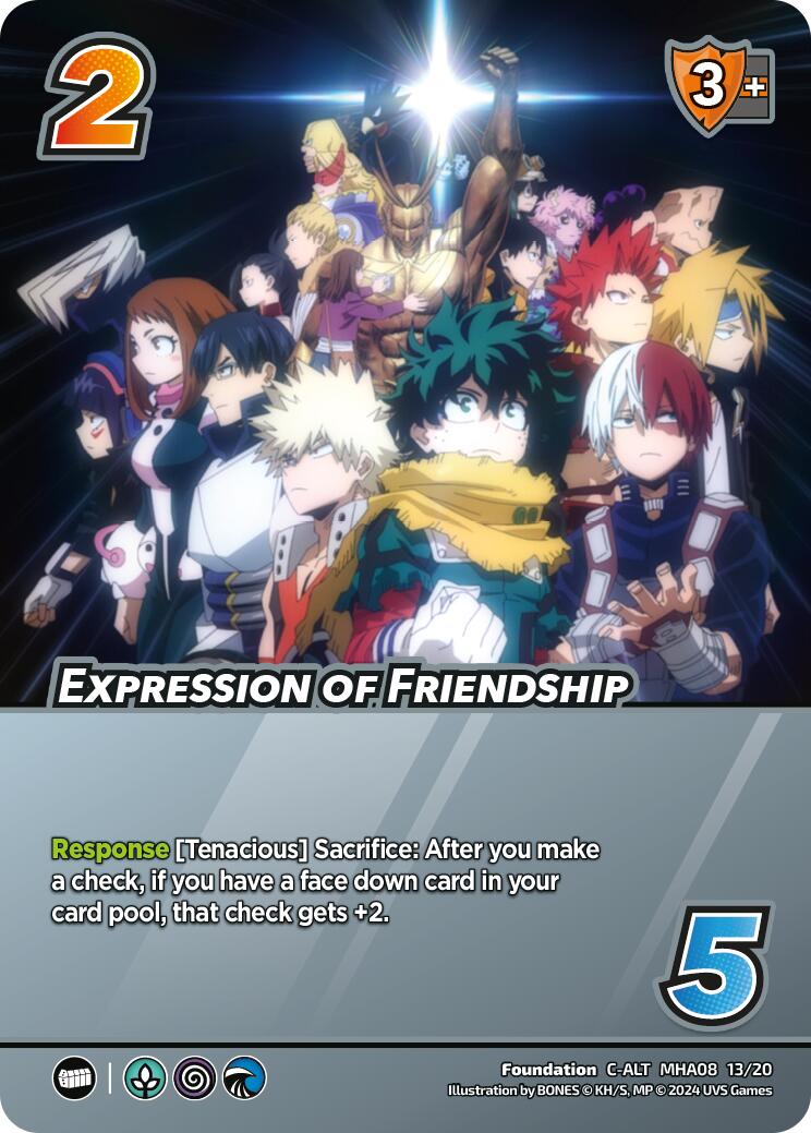 Expression of Friendship (Alternate Art) [Challenger Series: My Hero Academia - Dark Hero Arc] | Enigma On Main