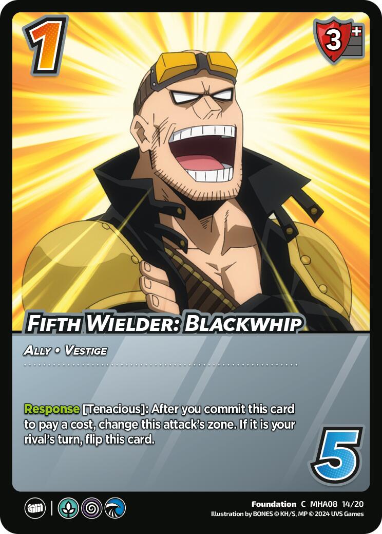 Fifth Wielder: Blackwhip [Challenger Series: My Hero Academia - Dark Hero Arc] | Enigma On Main