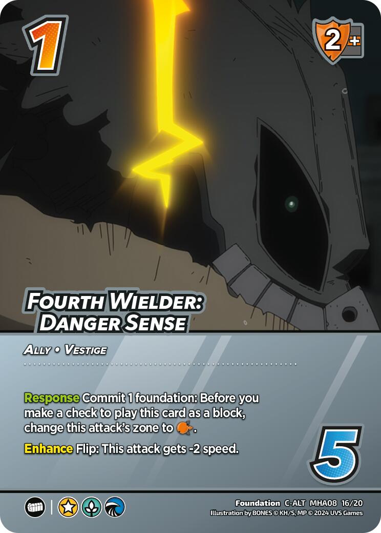 Fourth Wielder: Danger Sense (Alternate Art) [Challenger Series: My Hero Academia - Dark Hero Arc] | Enigma On Main