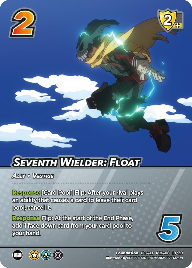 Seventh Wielder: Float (Alternate Art) [Challenger Series: My Hero Academia - Dark Hero Arc] | Enigma On Main