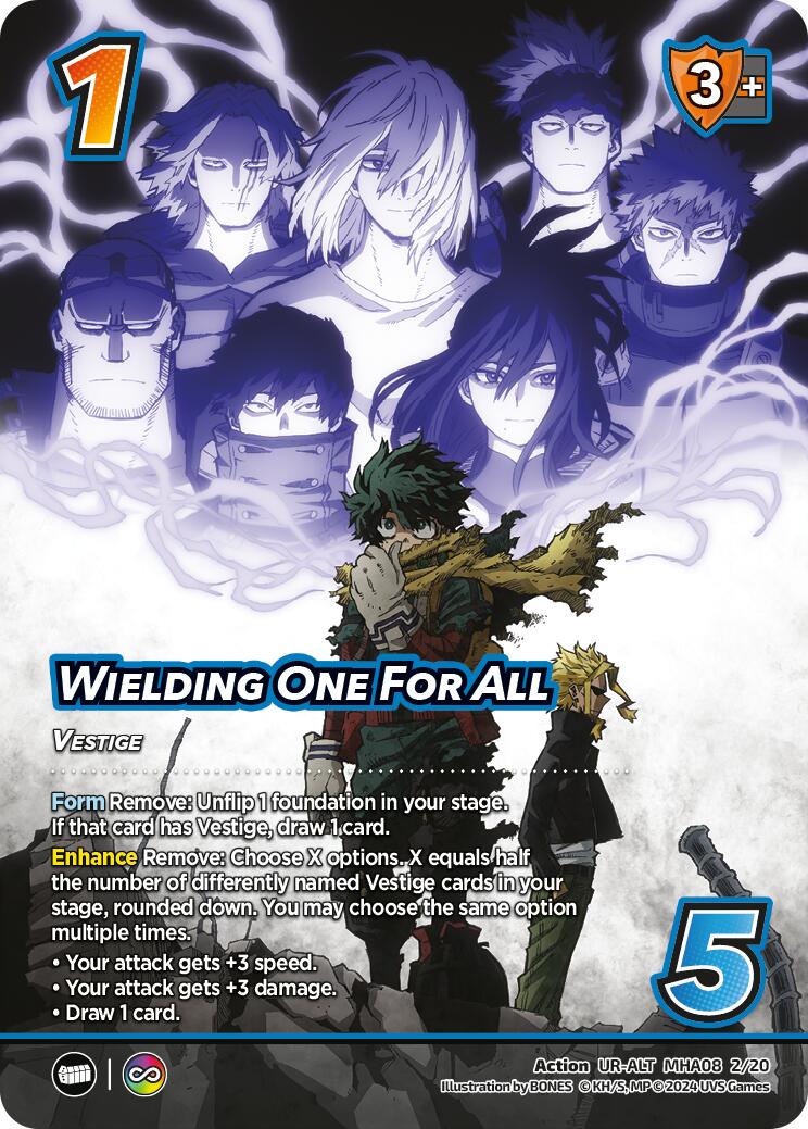 Wielding One For All (Alternate Art) [Challenger Series: My Hero Academia - Dark Hero Arc] | Enigma On Main