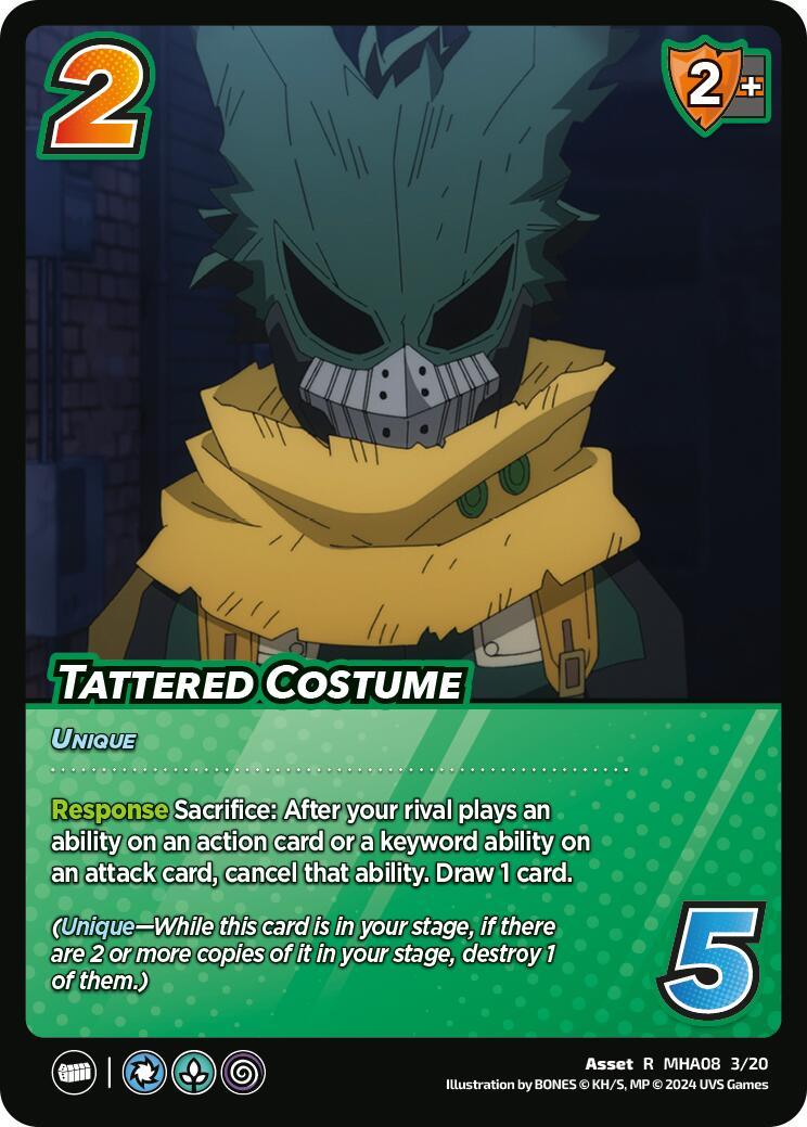 Tattered Costume [Challenger Series: My Hero Academia - Dark Hero Arc] | Enigma On Main