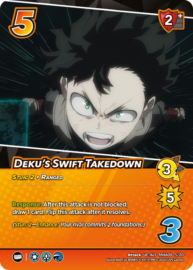 Deku's Swift Takedown (Alternate Art) [Challenger Series: My Hero Academia - Dark Hero Arc] | Enigma On Main