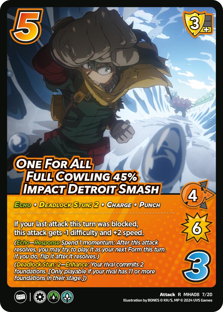 One For All Full Cowling 45% Impact Detroit Smash [Challenger Series: My Hero Academia - Dark Hero Arc] | Enigma On Main