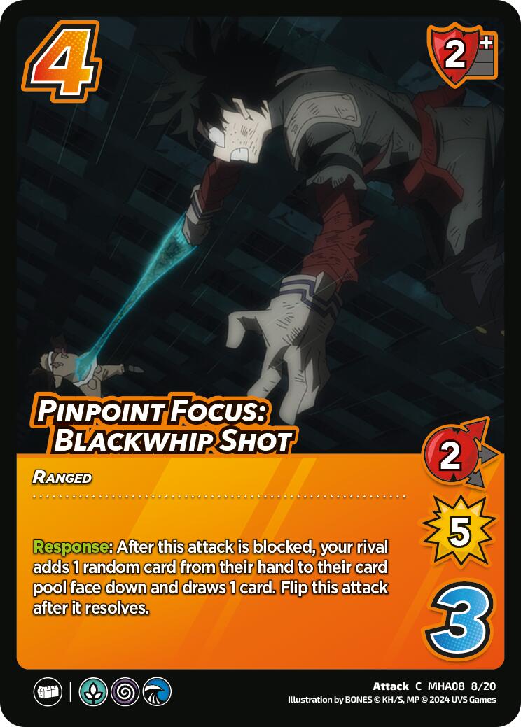 Pinpoint Focus: Blackwhip Shot [Challenger Series: My Hero Academia - Dark Hero Arc] | Enigma On Main