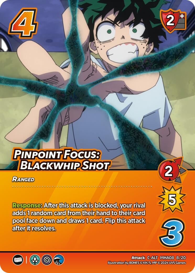 Pinpoint Focus: Blackwhip Shot (Alternate Art) [Challenger Series: My Hero Academia - Dark Hero Arc] | Enigma On Main