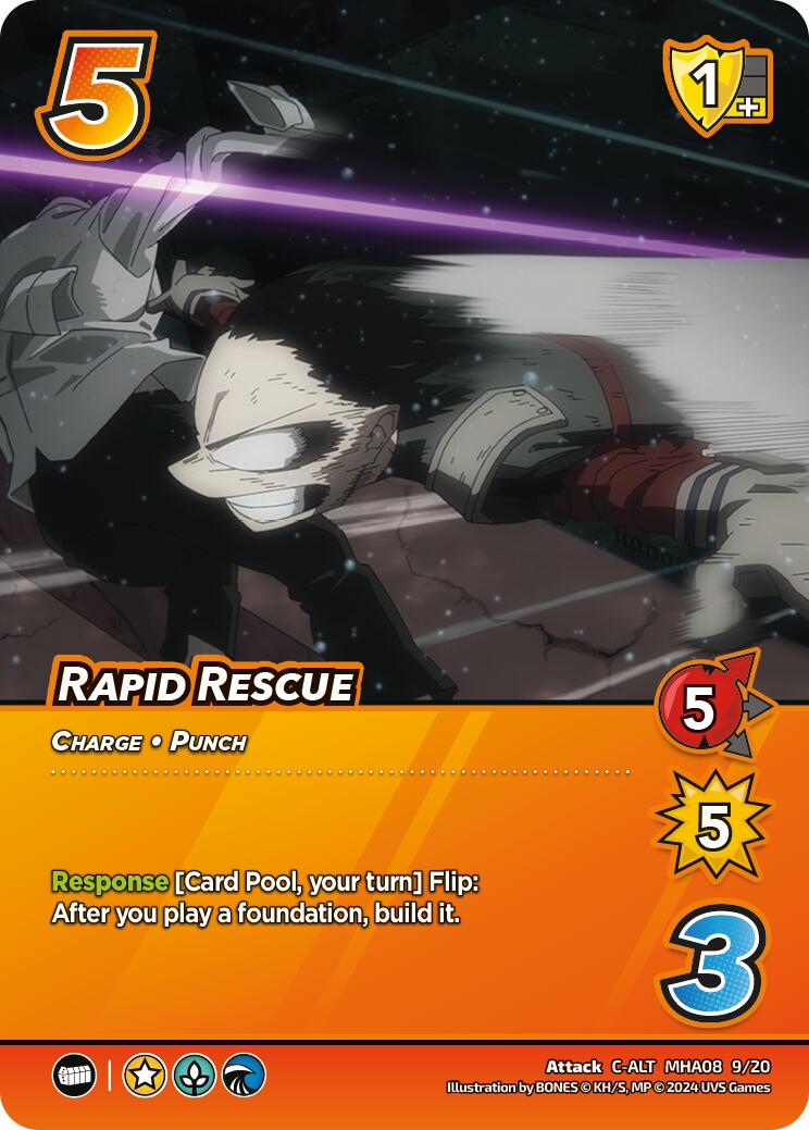 Rapid Rescue (Alternate Art) [Challenger Series: My Hero Academia - Dark Hero Arc] | Enigma On Main