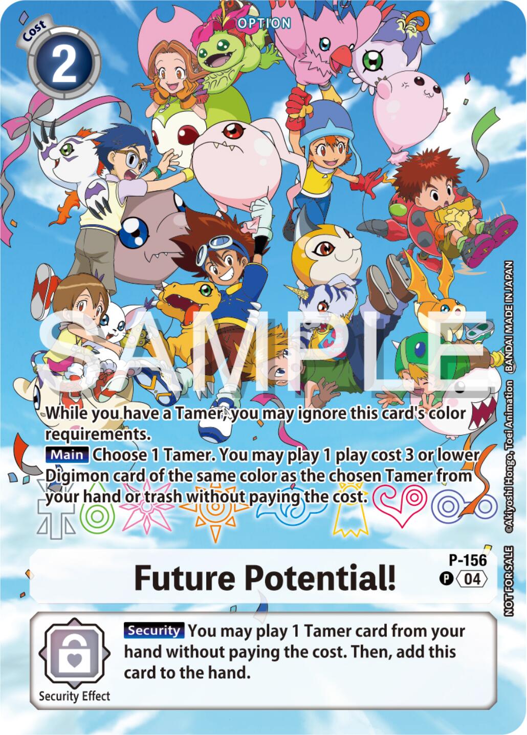 Future Potential! [P-156] (25th Anniversary Digimon Adventure) [Digimon LIBERATOR] | Enigma On Main