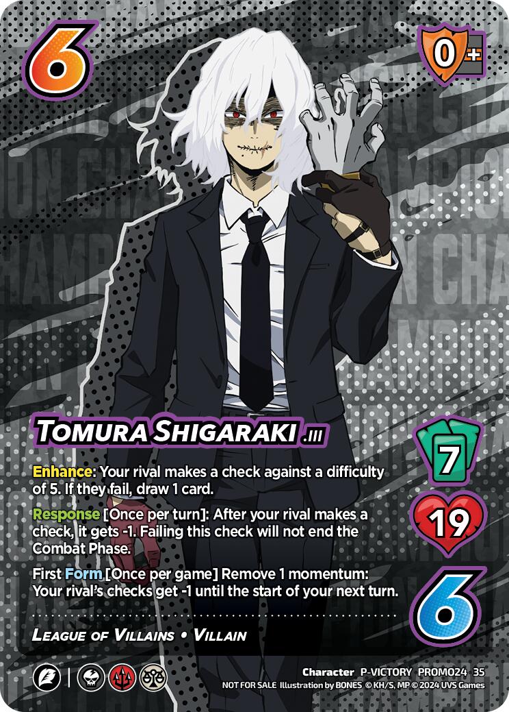 Tomura Shigaraki (2024 Regionals Season 2) (Victory) [Miscellaneous Promos] | Enigma On Main