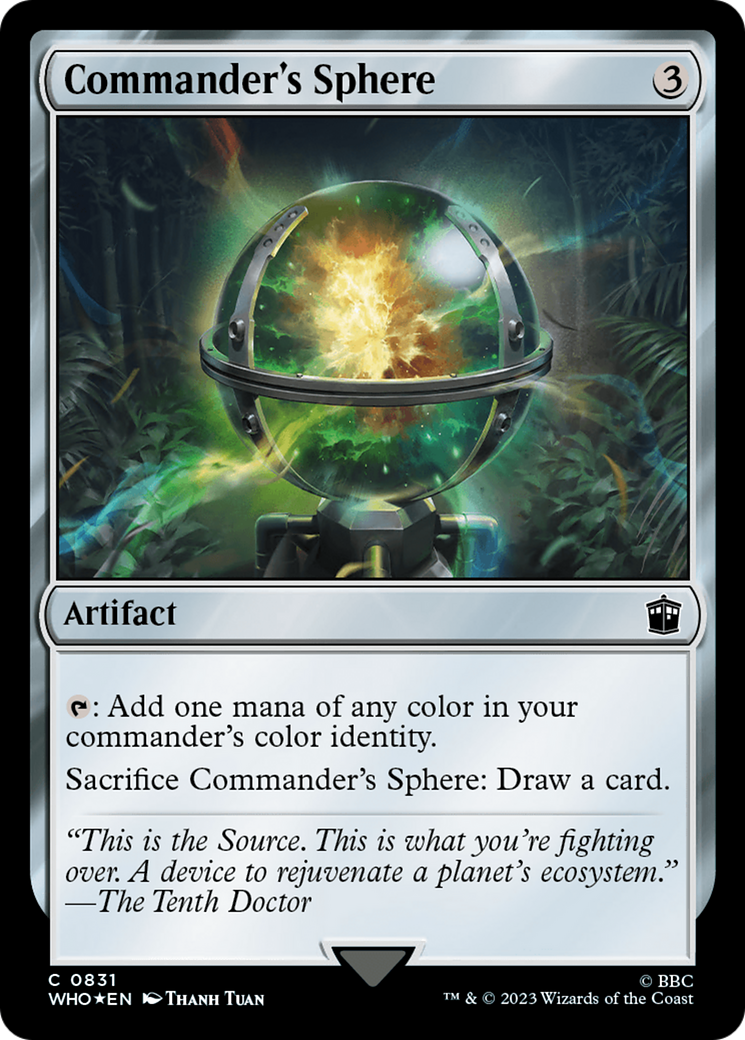 Commander's Sphere (Surge Foil) [Doctor Who] | Enigma On Main