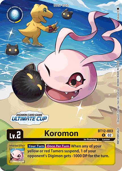 Koromon [BT12-003] (Ultimate Cup 2024) [Across Time] | Enigma On Main