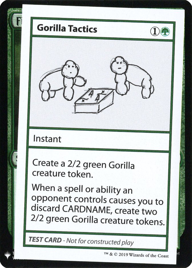 Gorilla Tactics [Mystery Booster Playtest Cards] | Enigma On Main