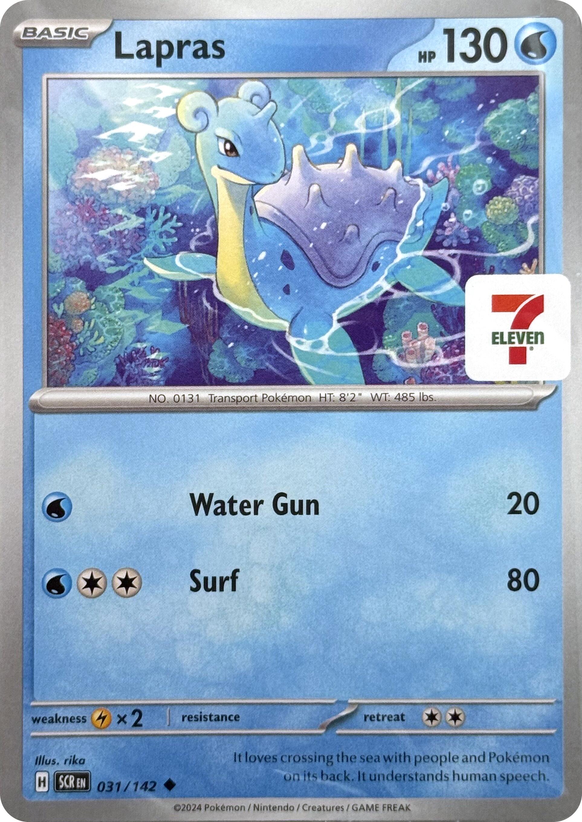 Lapras (031/142) (7-Eleven Promo) [Miscellaneous Cards] | Enigma On Main