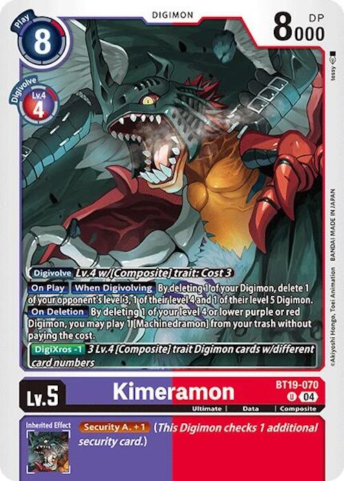 Kimeramon [BT19-070] [Release Special Booster 2.0] | Enigma On Main