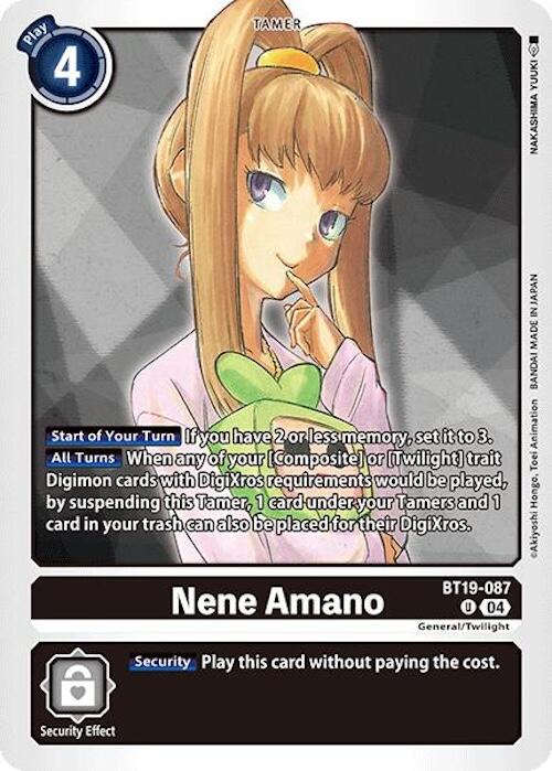 Nene Amano [BT19-087] [Release Special Booster 2.0] | Enigma On Main