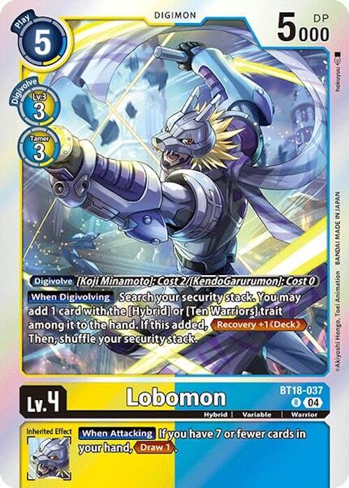 Lobomon [BT18-037] [Release Special Booster Ver.2.0] | Enigma On Main