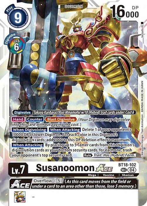 Susanoomon ACE [BT18-102] [Release Special Booster 2.0] | Enigma On Main