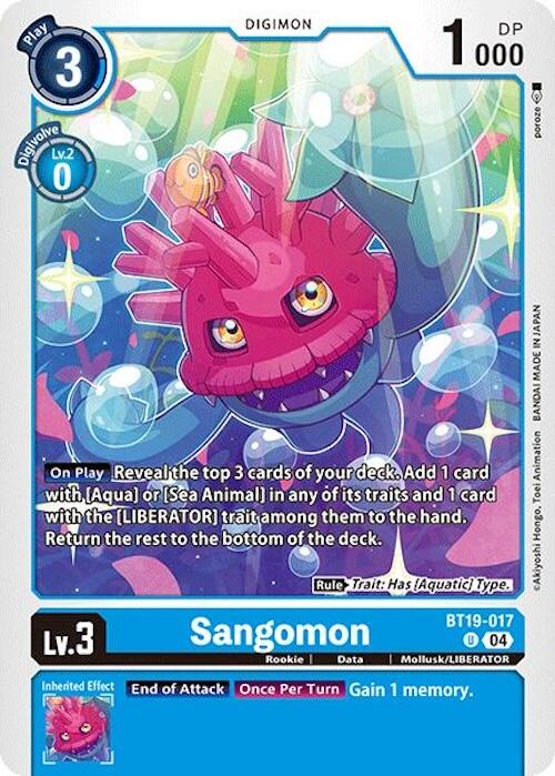 Sangomon [BT19-017] [Release Special Booster 2.0] | Enigma On Main