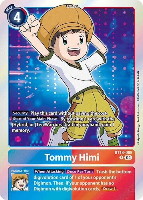 Tommy Himi [BT18-089] [Release Special Booster 2.0] | Enigma On Main