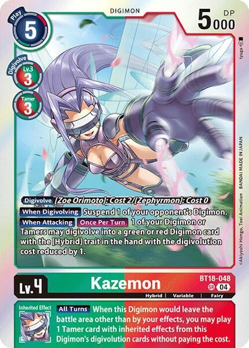 Kazemon [BT18-048] [Release Special Booster Ver.2.0] | Enigma On Main