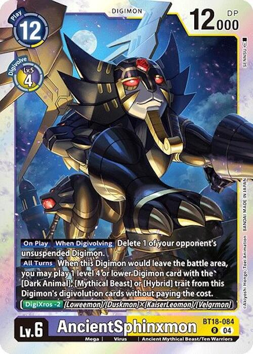 AncientSphinxmon [BT18-084] [Release Special Booster 2.0] | Enigma On Main