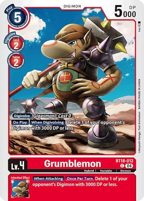 Grumblemon [BT18-012] [Release Special Booster 2.0] | Enigma On Main