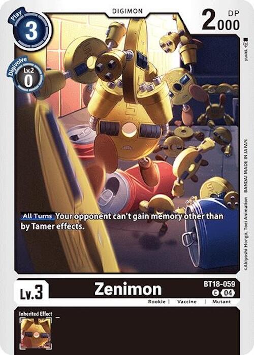 Zenimon [BT18-059] [Release Special Booster 2.0] | Enigma On Main