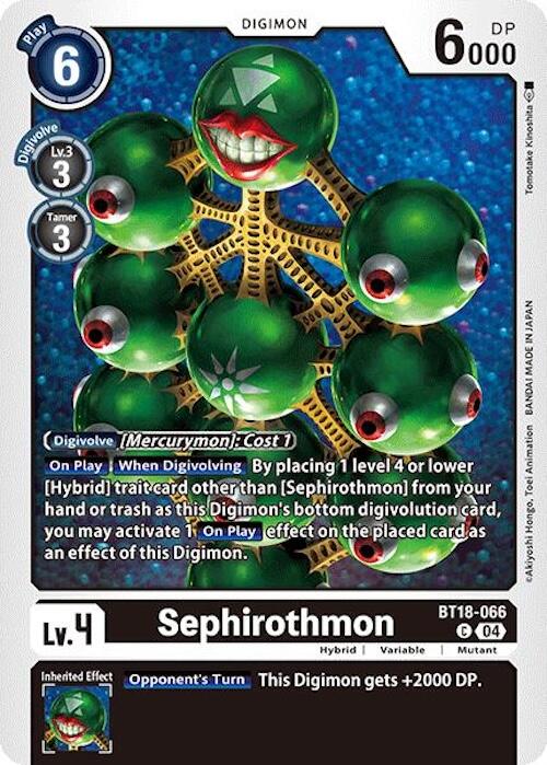 Sephiromon [BT18-066] [Release Special Booster 2.0] | Enigma On Main