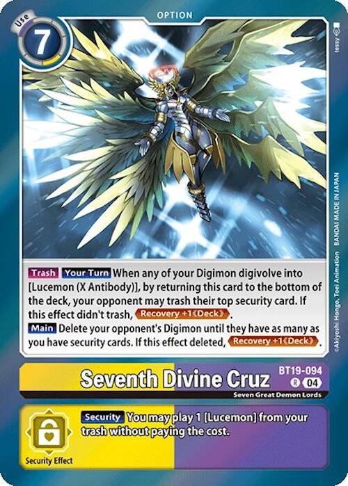 Seventh Divine Cruz [BT19-094] [Release Special Booster 2.0] | Enigma On Main