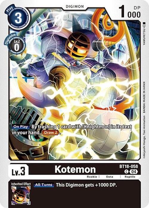 Kotemon [BT18-058] [Release Special Booster 2.0] | Enigma On Main