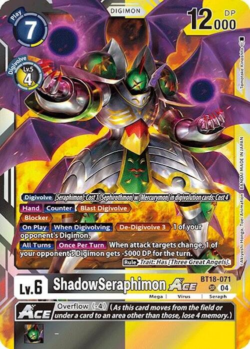 ShadowSeraphimon ACE [BT18-071] [Release Special Booster 2.0] | Enigma On Main