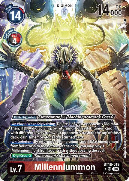 Millenniummon [BT18-019] (Alternate Art) [Release Special Booster 2.0] | Enigma On Main