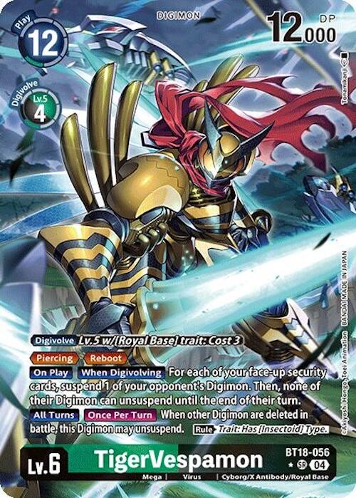 TigerVespamon [BT18-056] (Alternate Art) [Release Special Booster 2.0] | Enigma On Main